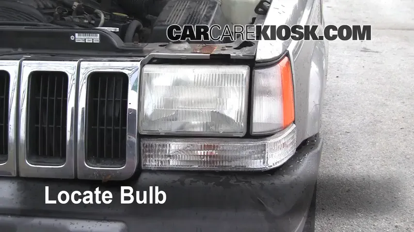 1998 Jeep Grand Cherokee TSi 4.0L 6 Cyl. Lights Daytime Running Light (replace bulb)